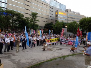 20150719 安保廃案デモ　集会IMG_0560